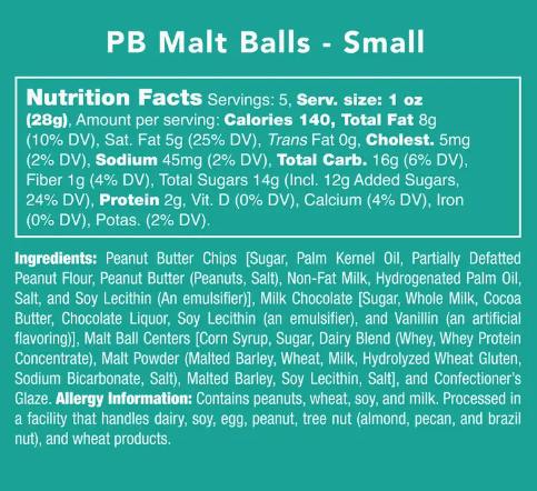 Candy Club Pb Malt Balls