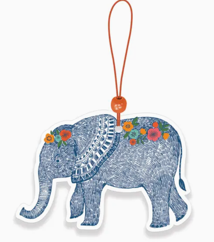 Boho Elephant Car Air Freshener