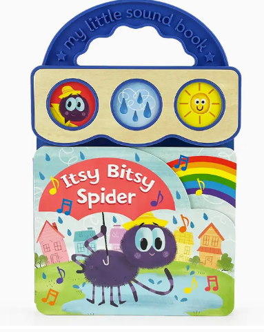 Itsy Bitsy Spider Nursery Rhyme 3-Button Sound Book