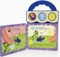 Itsy Bitsy Spider Nursery Rhyme 3-Button Sound Book