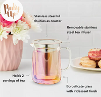 Chas Mini Glass Teapot & Infuser