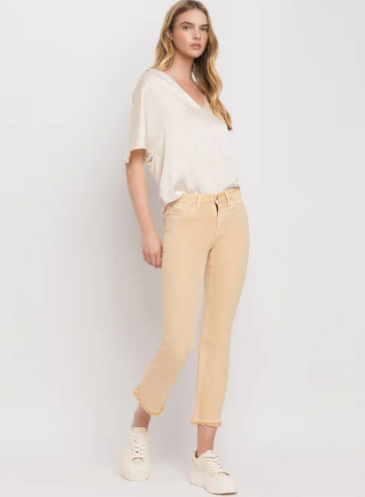 VERVET Mid Rise Straight Jeans