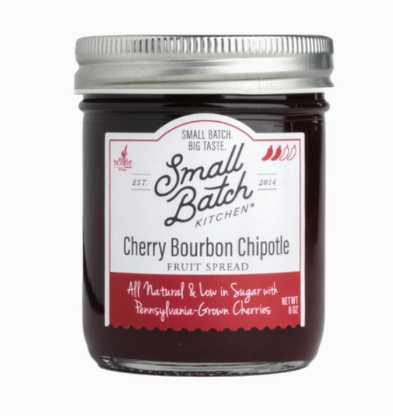 Cherry Bourbon Chipotle Spicy Fruit Spread