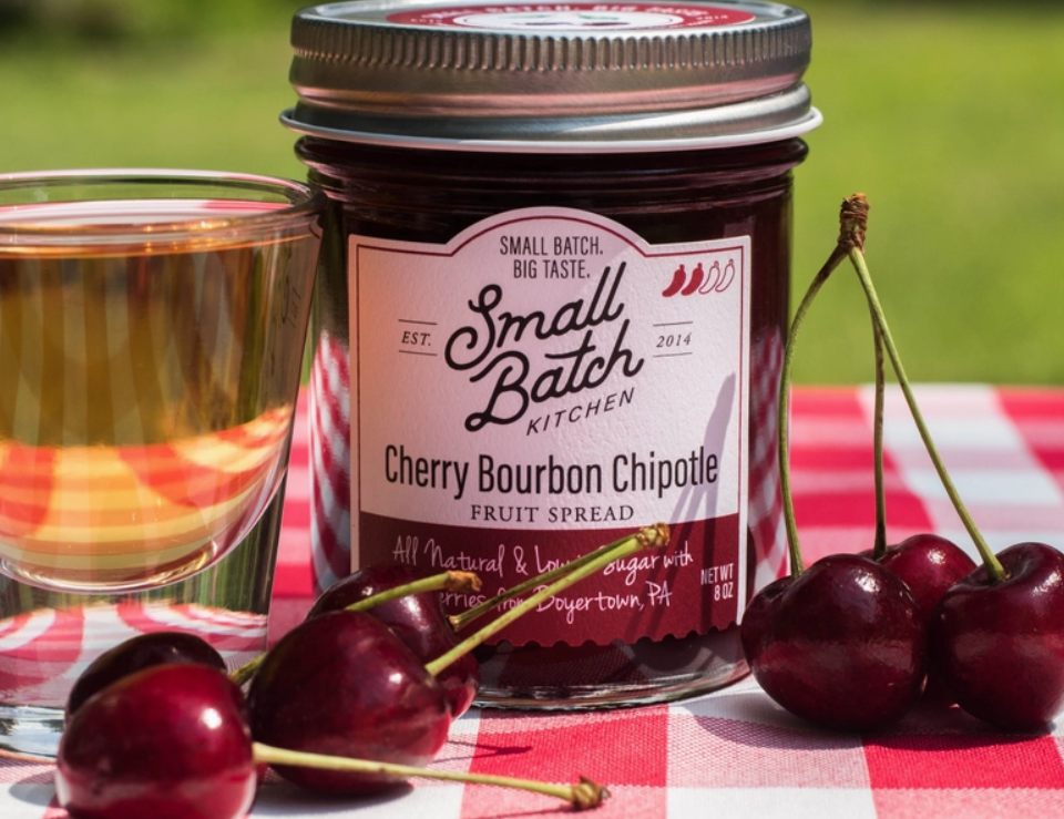 Cherry Bourbon Chipotle Spicy Fruit Spread