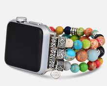 Load image into Gallery viewer, Vibrant Chakra Stretch Apple Watch Strap
