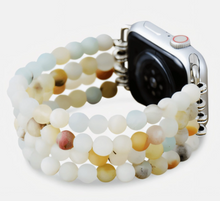 Load image into Gallery viewer, Amazonite Jasper Stretch Apple Watch Strap
