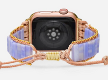 Load image into Gallery viewer, Plum Agate Apple Watch Strap
