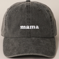 Mama Embroidered Cotton Baseball Cap