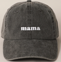 Load image into Gallery viewer, Mama Embroidered Cotton Baseball Cap
