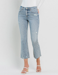 LOVERVET High Rise Kick Flare Jeans