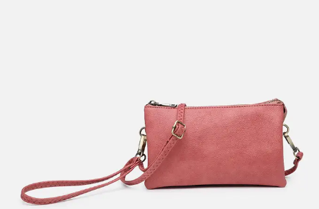 Riley 3 Compartment Crossbody/Wristlet