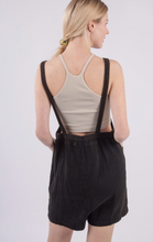 Load image into Gallery viewer, Sleeveless Double Gauze Overall Romper w/ Pockets
