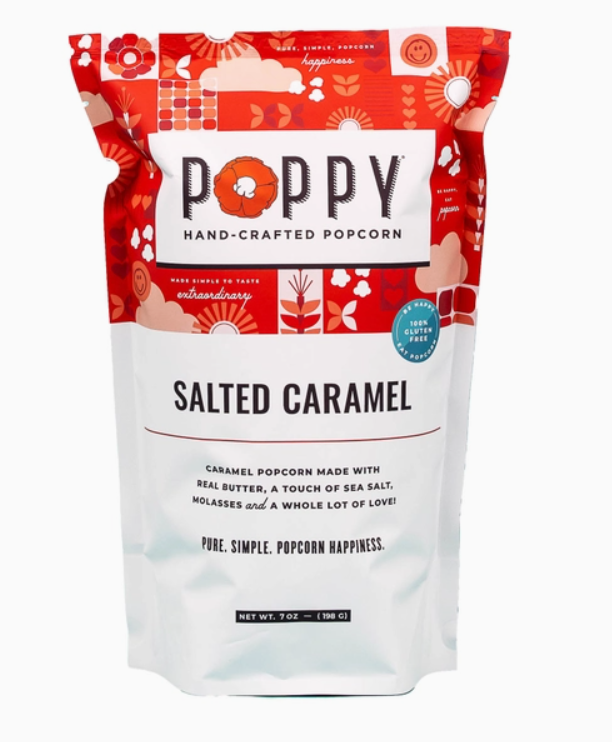 Poppy Salted Caramel Popcorn