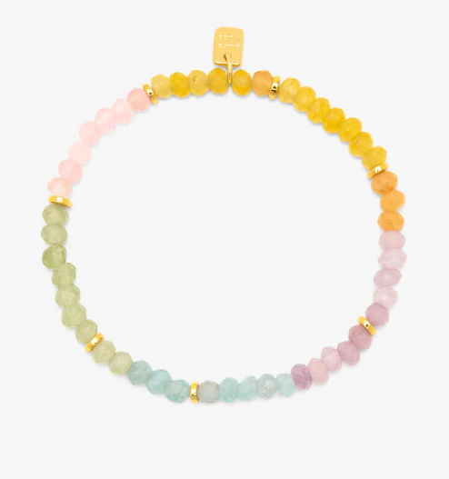 Puravida Ombre Rainbow Stretch Bracelet