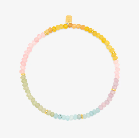 Puravida Ombre Rainbow Stretch Anklet