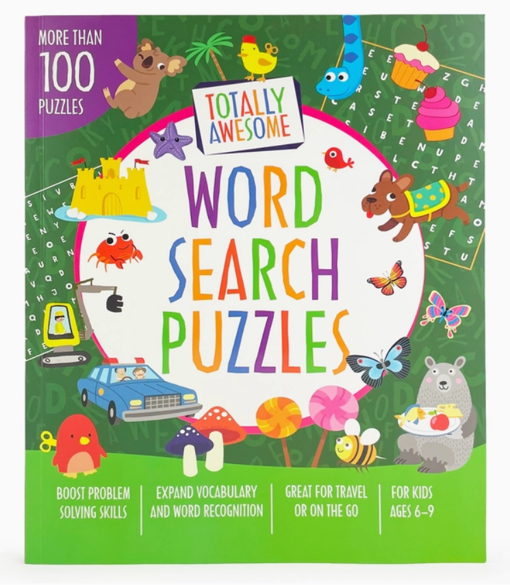 Totally Awesome Word Search Puzzles For Kids