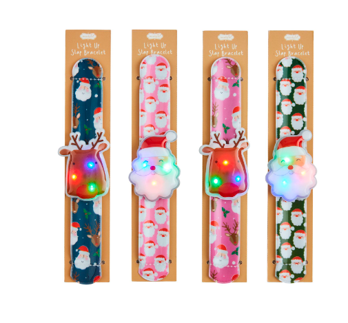 Christmas LED Slap Bracelets