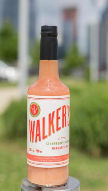 Walker's 8oz Strawberry Rhubarb Margarita Mixer