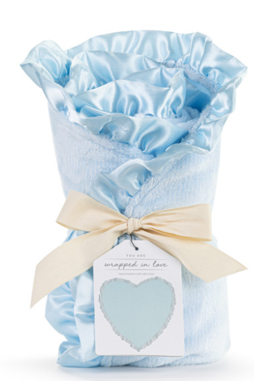 Wrapped in Love Blanket - Blue