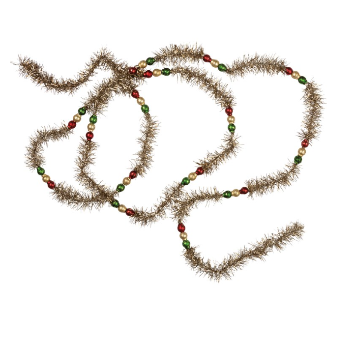 Christmas Beads Glass Garland