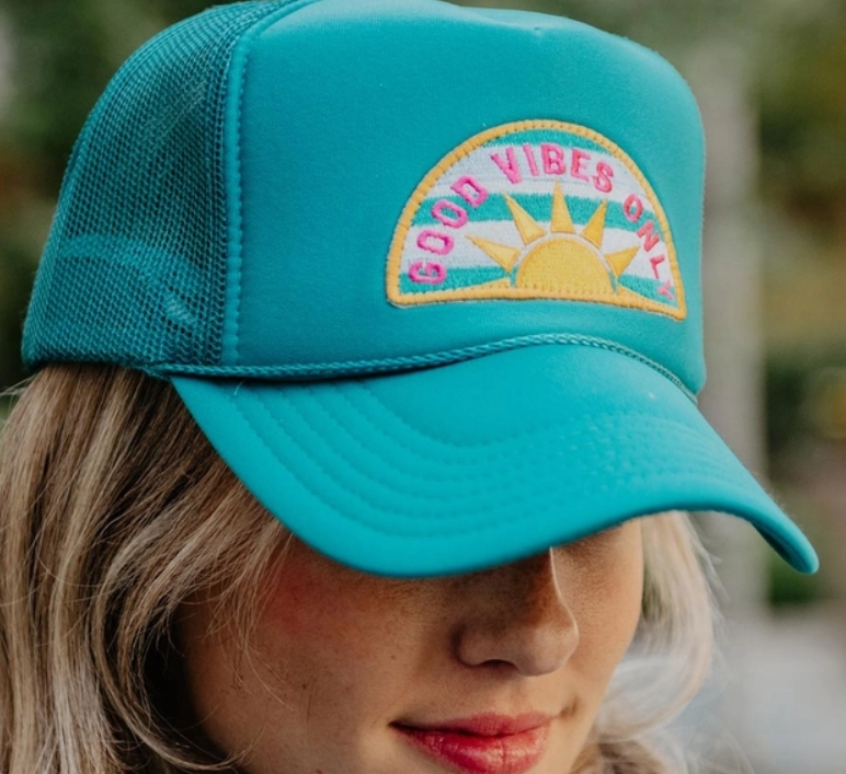 Good Vibes Only Patch Foam Trucker Hat