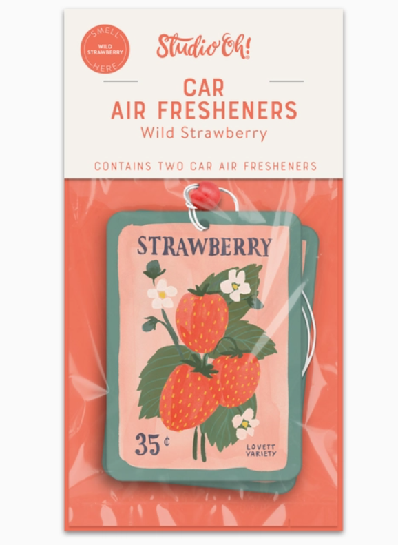 Strawberry Seeds Car Air Freshener