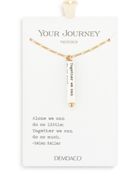 Do so Much Quote Necklace