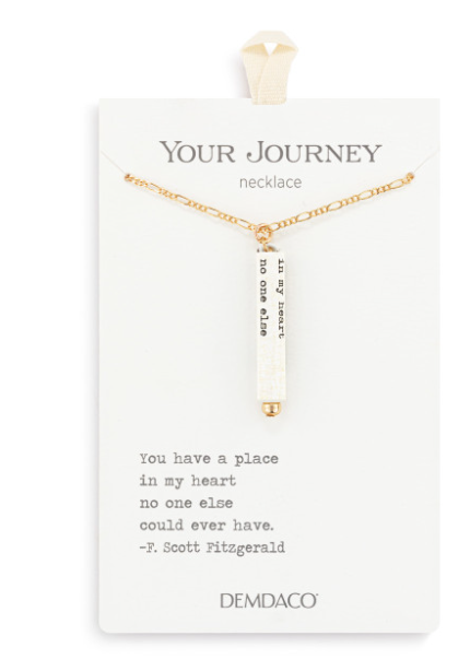 Place in My Heart Quote Necklace