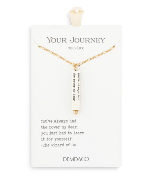 Learn for Yourself Quote Necklace