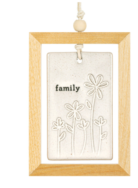 Together A Family Framed Hanging Plaque