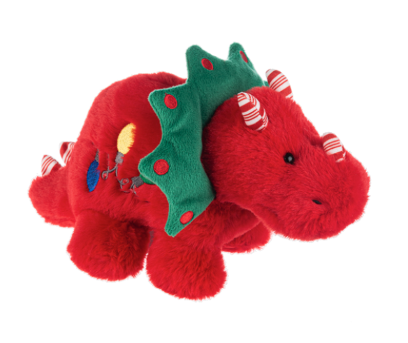 11" Holiday Fun Triceratops