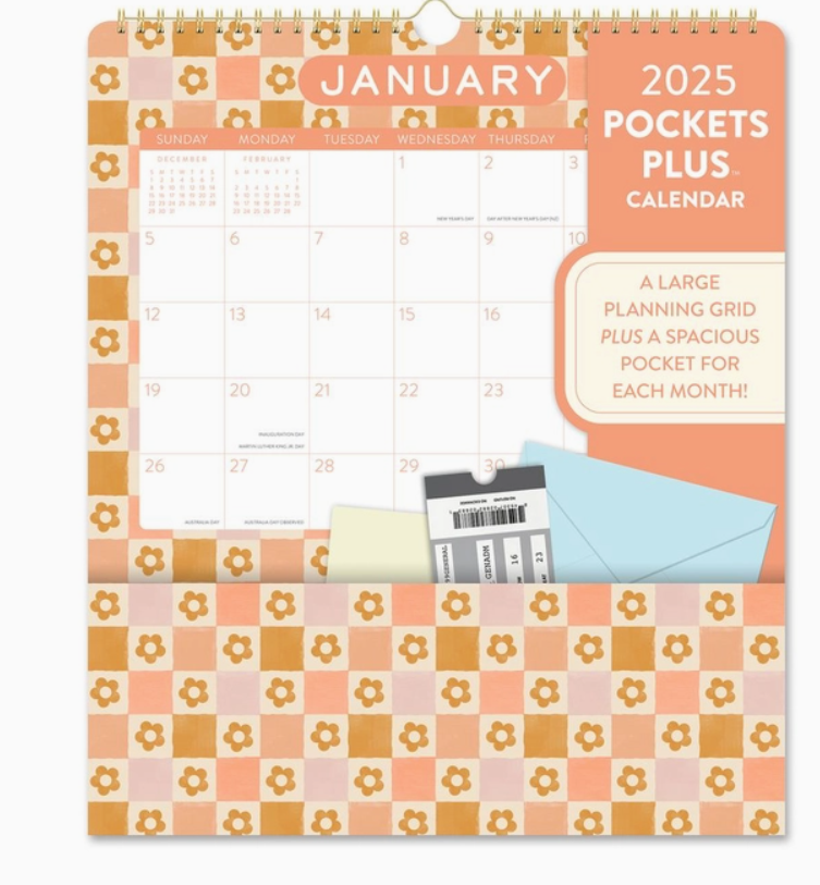 2025 Very Vintage Pockets Plus Calendar