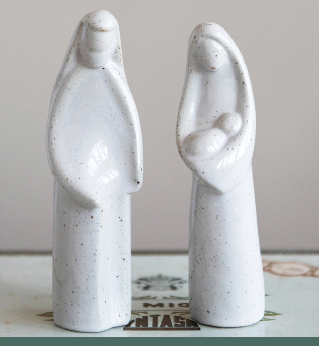 Stoneware Holy Family