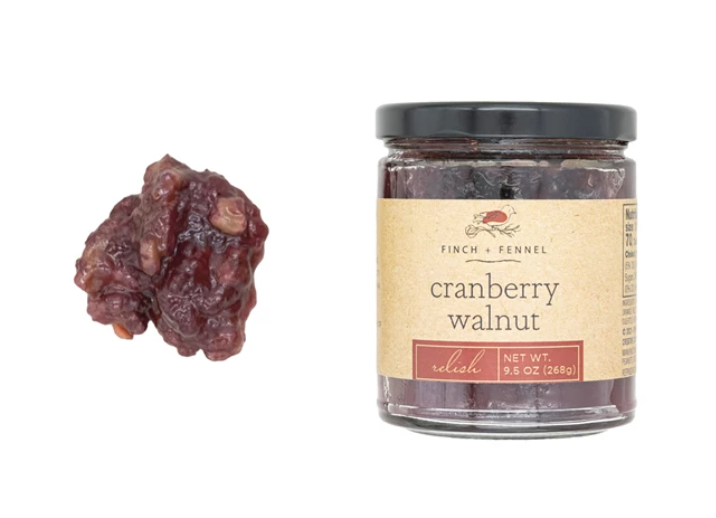 Finch + Fennel Cranberry Walnut Relish