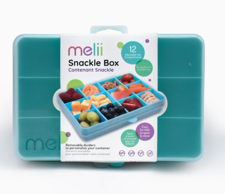 Snackle Box, Divided Snack Container with 12 Compartments