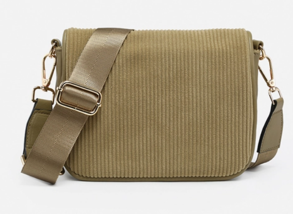 Serena Two-Tone Crossbody w/ Nylon Strap