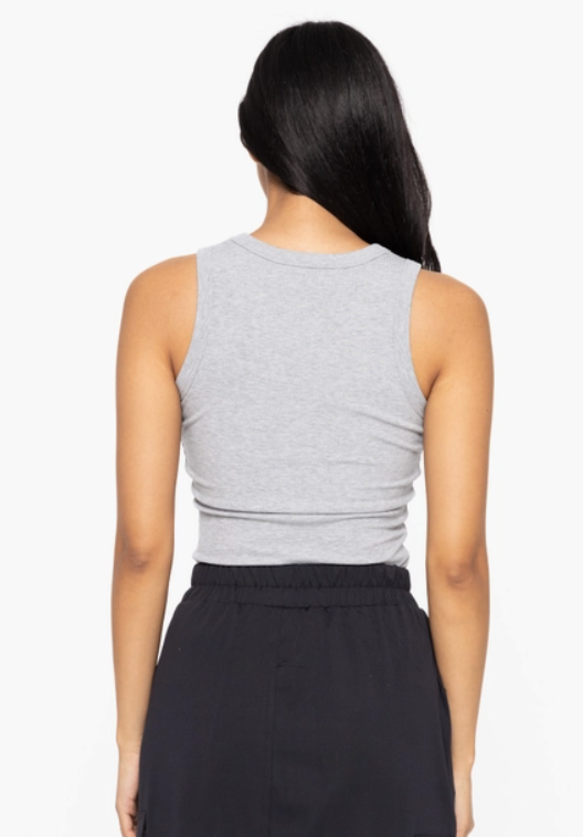 Essential Micro-Ribbed Athleisure Tank Top