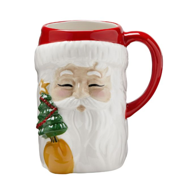 Vintage Santa Mug Tall