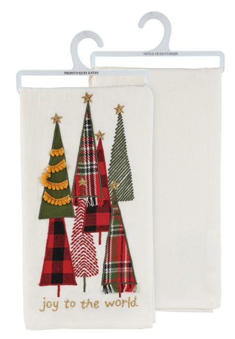 Joy To The World Tree Kitchen Towel