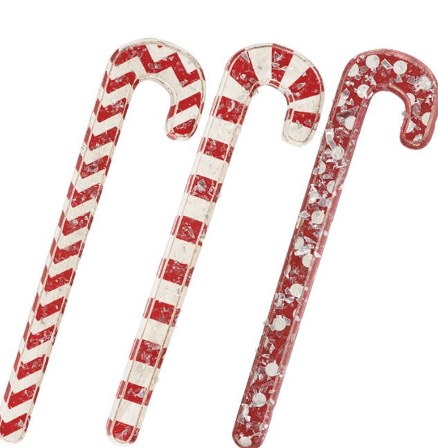 Small Red Candy Cane Set