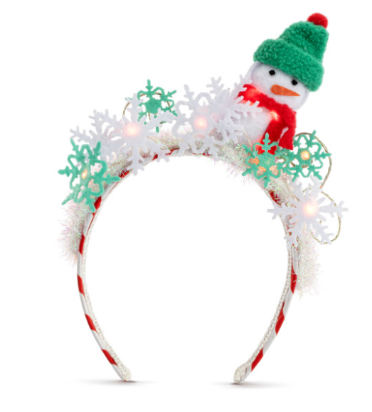 Lit Snowflakes Headband