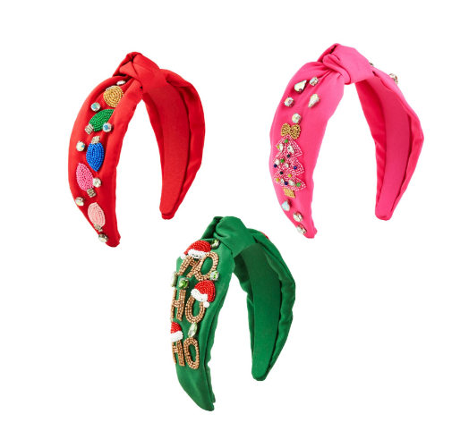 Holiday Beaded Headbands