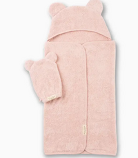 Bella Tunno Hooded Towel + Wash Mitt Set