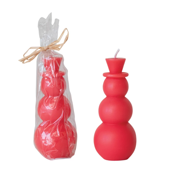 Uscented Snowman Shaped Candles