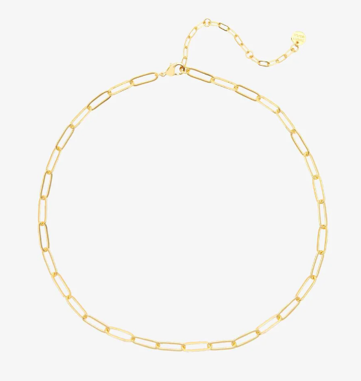 Puravida Harper Paperclip Necklace