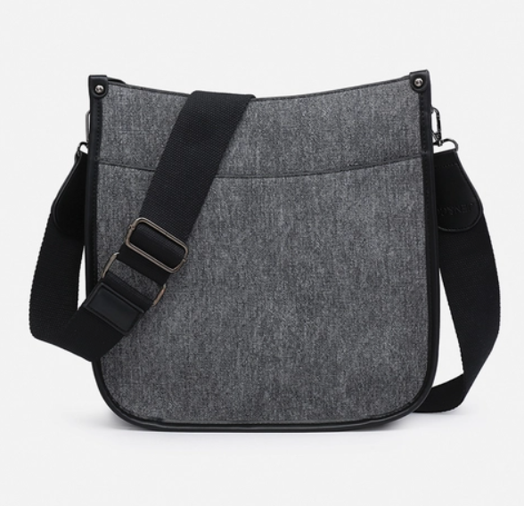 Chloe Denim Crossbody with Guitar Strap