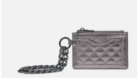 Rhodes Quilted Wallet w/ Chain Bangle