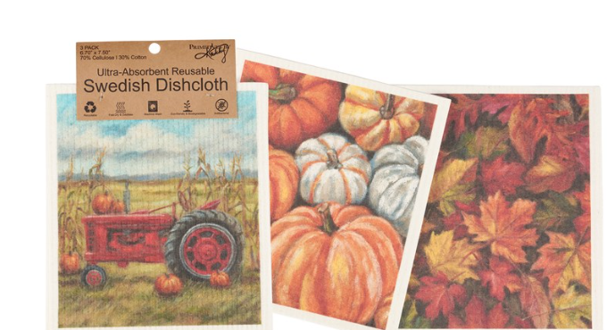 Fall Farm Swedish Dishcloth Set