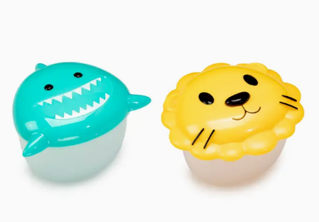 Snack Container - Shark & Lion - 2 Pack