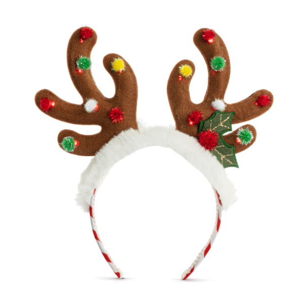 Lit Reindeer Antlers Headband